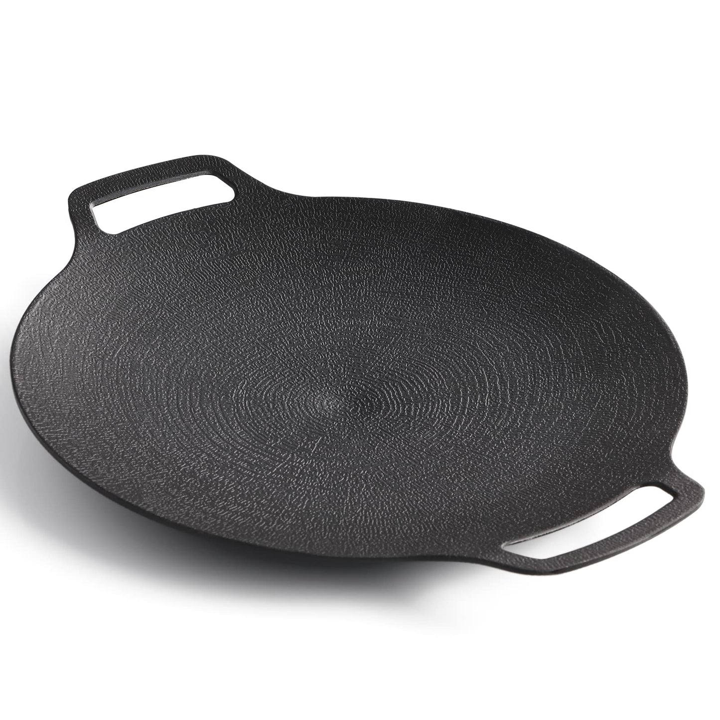 Korean Grill Pan Nonstick 6 Layer 40cm Round BBQ Griddle Indoor or Outdoor Cooking V324-KOBBPLATE