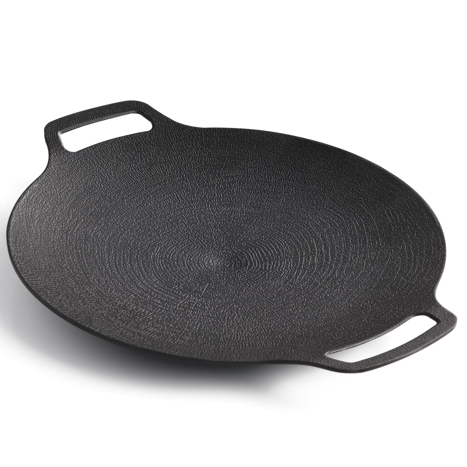 Korean Grill Pan Nonstick 6 Layer 40cm Round BBQ Griddle Indoor or Outdoor Cooking V324-KOBBPLATE