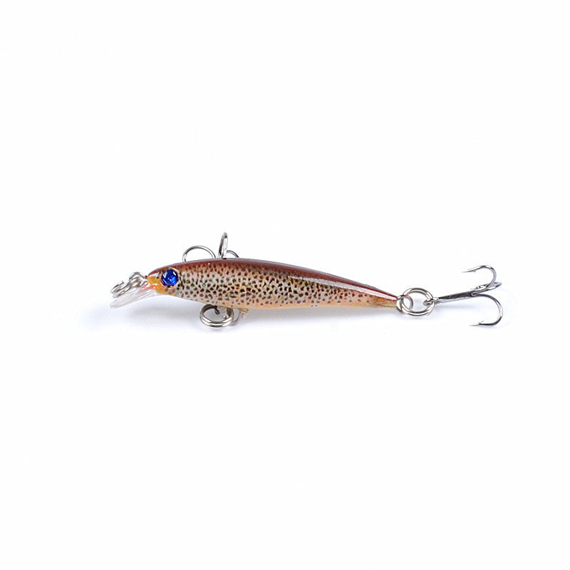 6x Popper Poppers 5cm Minnow Fishing Lure Lures Surface Tackle Fresh Saltwater V324-LB112
