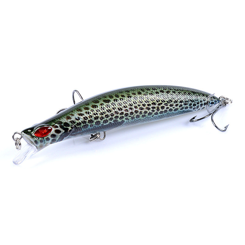 5X Popper Poppers 12.3cm Fishing Lure Lures Surface Tackle Fresh Saltwater V324-LB133
