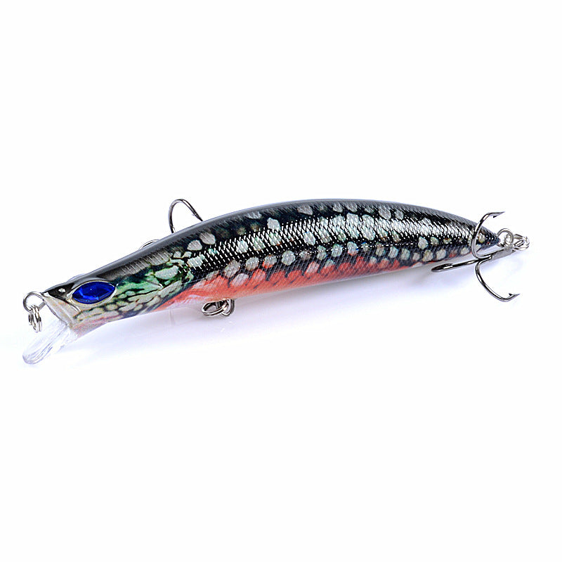 5X Popper Poppers 12.3cm Fishing Lure Lures Surface Tackle Fresh Saltwater V324-LB133