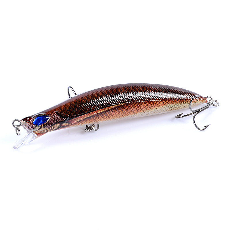 5X Popper Poppers 12.3cm Fishing Lure Lures Surface Tackle Fresh Saltwater V324-LB133