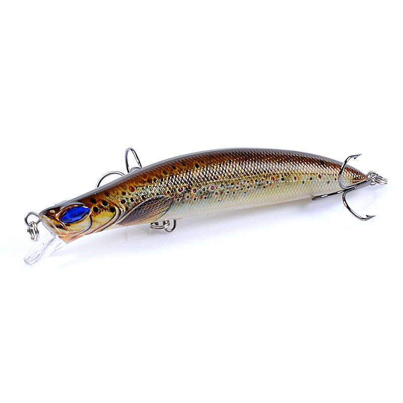 5X Popper Poppers 12.3cm Fishing Lure Lures Surface Tackle Fresh Saltwater V324-LB133
