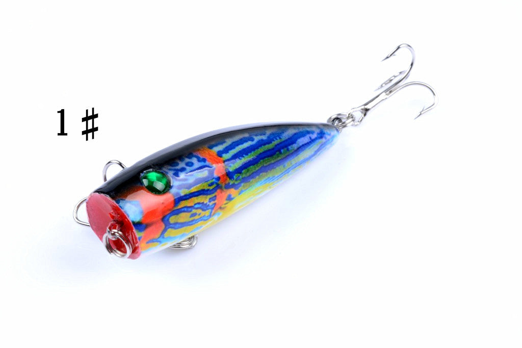 4X 6.8cm Popper Poppers Fishing Lure Lures Surface Tackle Saltwater V324-LB26