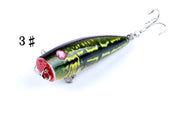 4X 6.8cm Popper Poppers Fishing Lure Lures Surface Tackle Saltwater V324-LB26