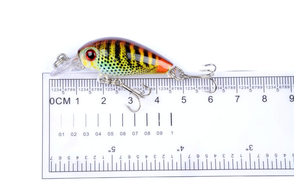 6x 4.5cm Popper Crank Bait Fishing Lure Lures Surface Tackle Saltwater V324-LB58