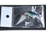 6x 4.5cm Popper Crank Bait Fishing Lure Lures Surface Tackle Saltwater V324-LB58