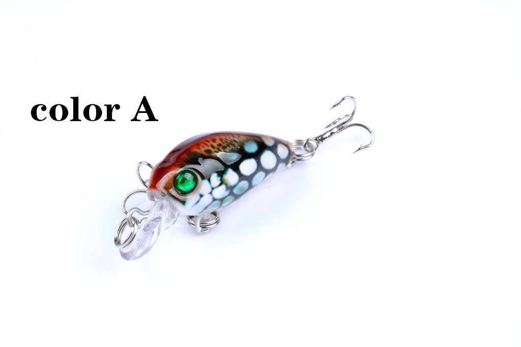 6x 4.5cm Popper Crank Bait Fishing Lure Lures Surface Tackle Saltwater V324-LB58
