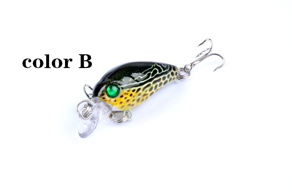 6x 4.5cm Popper Crank Bait Fishing Lure Lures Surface Tackle Saltwater V324-LB58