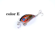 6x 4.5cm Popper Crank Bait Fishing Lure Lures Surface Tackle Saltwater V324-LB58