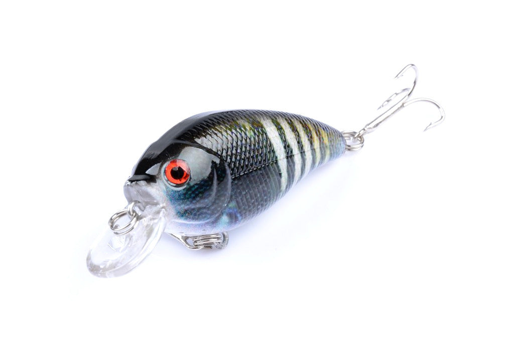5x 7cm Popper Crank Bait Fishing Lure Lures Surface Tackle Saltwater V324-LB73