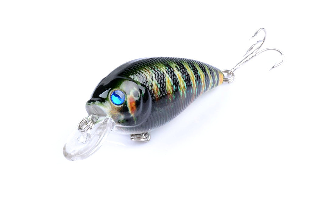 5x 7cm Popper Crank Bait Fishing Lure Lures Surface Tackle Saltwater V324-LB73