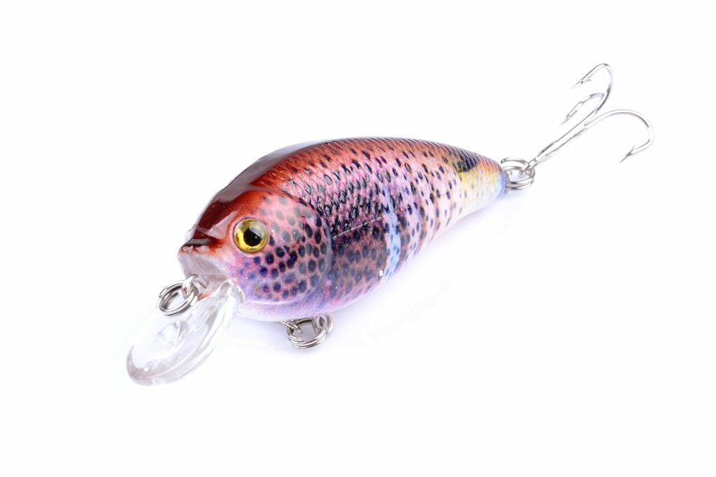 5x 7cm Popper Crank Bait Fishing Lure Lures Surface Tackle Saltwater V324-LB73