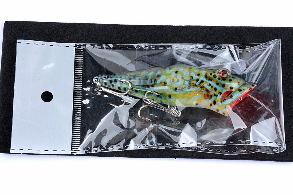 5X 8cm Popper Poppers Fishing Lure Lures Surface Tackle Fresh Saltwater V324-LB76