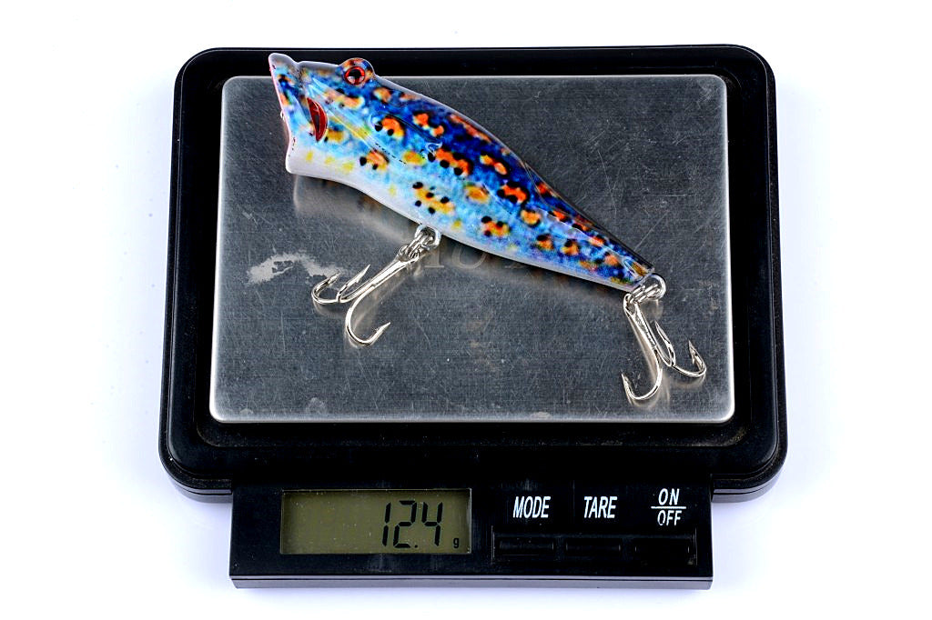 5X 8cm Popper Poppers Fishing Lure Lures Surface Tackle Fresh Saltwater V324-LB76