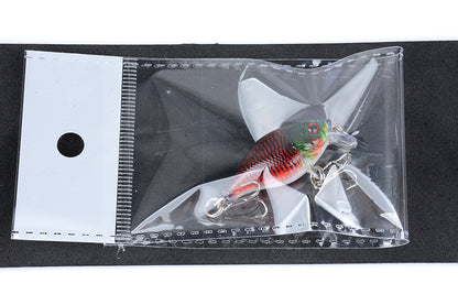 6x 4.3cm Popper Crank Bait Fishing Lure Lures Surface Tackle Saltwater V324-LB95
