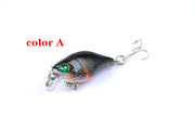 6x 4.3cm Popper Crank Bait Fishing Lure Lures Surface Tackle Saltwater V324-LB95