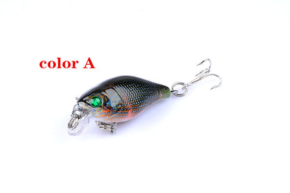 6x 4.3cm Popper Crank Bait Fishing Lure Lures Surface Tackle Saltwater V324-LB95