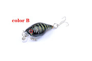 6x 4.3cm Popper Crank Bait Fishing Lure Lures Surface Tackle Saltwater V324-LB95
