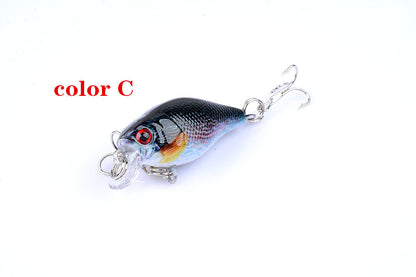 6x 4.3cm Popper Crank Bait Fishing Lure Lures Surface Tackle Saltwater V324-LB95