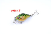 6x 4.3cm Popper Crank Bait Fishing Lure Lures Surface Tackle Saltwater V324-LB95