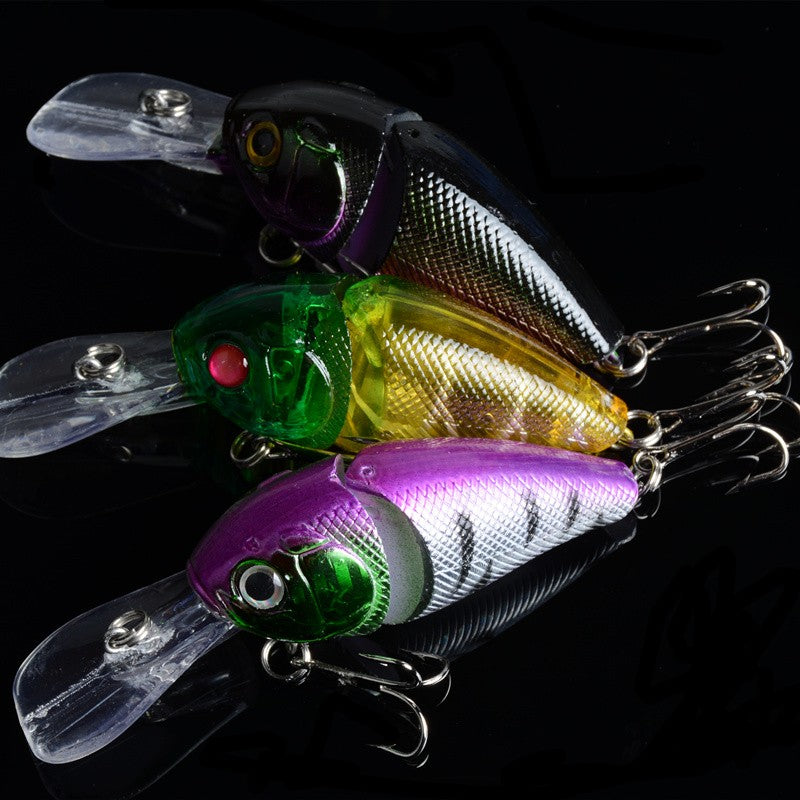 3x 8.5cm Popper Crank Bait Fishing Lure Lures Surface Tackle Saltwater V324-LD-C0033