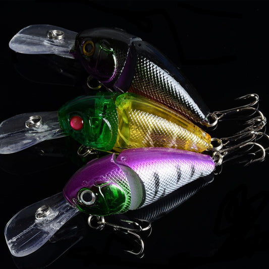 3x 8.5cm Popper Crank Bait Fishing Lure Lures Surface Tackle Saltwater V324-LD-C0033