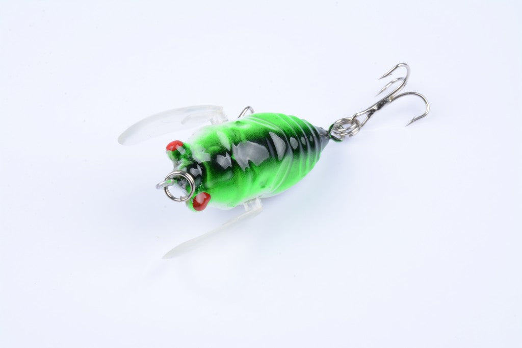 4x Popper Poppers 5cm Fishing Lure Lures Surface Tackle Fresh Saltwater V324-LD-ST002