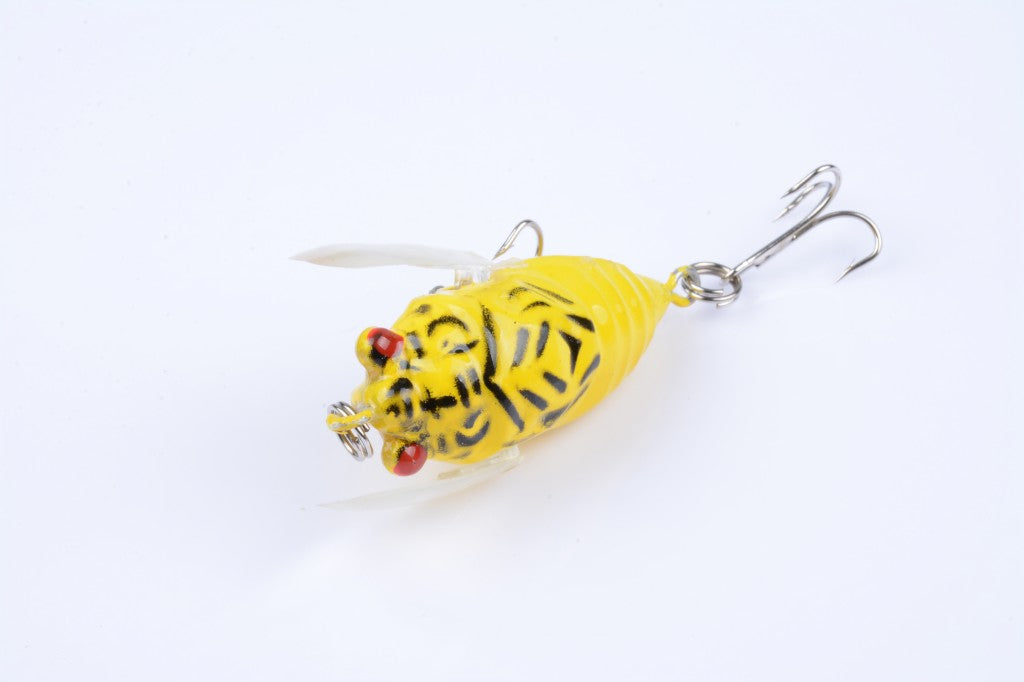4x Popper Poppers 5cm Fishing Lure Lures Surface Tackle Fresh Saltwater V324-LD-ST002