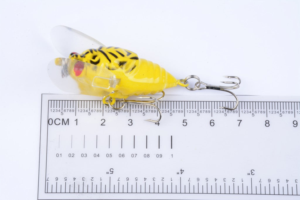4x Popper Poppers 5cm Fishing Lure Lures Surface Tackle Fresh Saltwater V324-LD-ST002