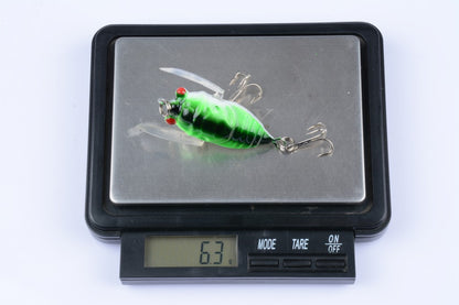 4x Popper Poppers 5cm Fishing Lure Lures Surface Tackle Fresh Saltwater V324-LD-ST002