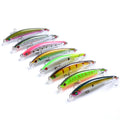 8x Popper Minnow 11.2cm Fishing Lure Lures Surface Tackle Fresh Saltwater V324-M0207
