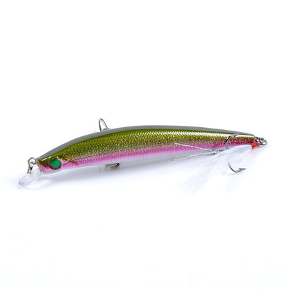 8x Popper Minnow 11.2cm Fishing Lure Lures Surface Tackle Fresh Saltwater V324-M0207