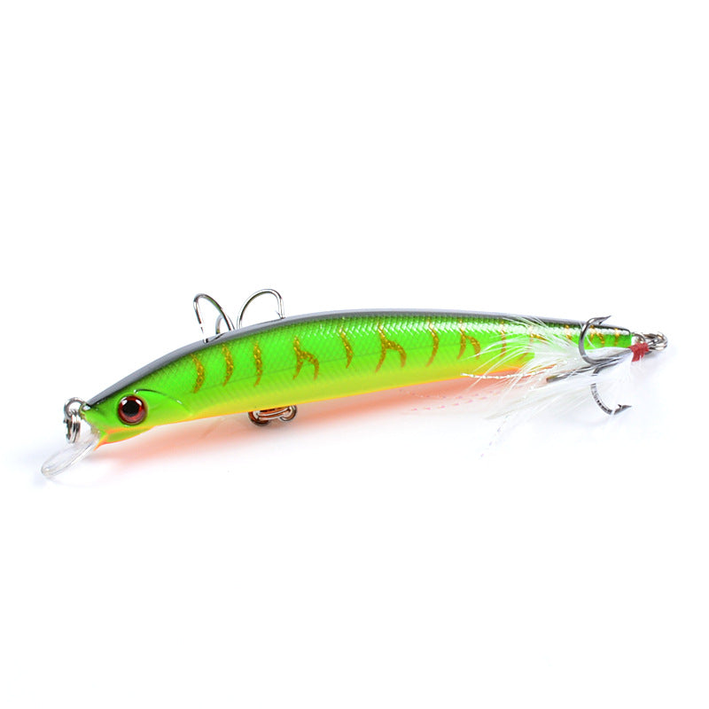 8x Popper Minnow 11.2cm Fishing Lure Lures Surface Tackle Fresh Saltwater V324-M0207