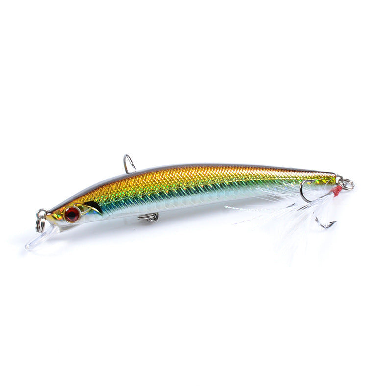 8x Popper Minnow 11.2cm Fishing Lure Lures Surface Tackle Fresh Saltwater V324-M0207
