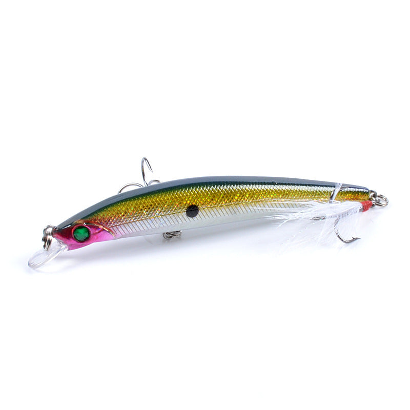 8x Popper Minnow 11.2cm Fishing Lure Lures Surface Tackle Fresh Saltwater V324-M0207