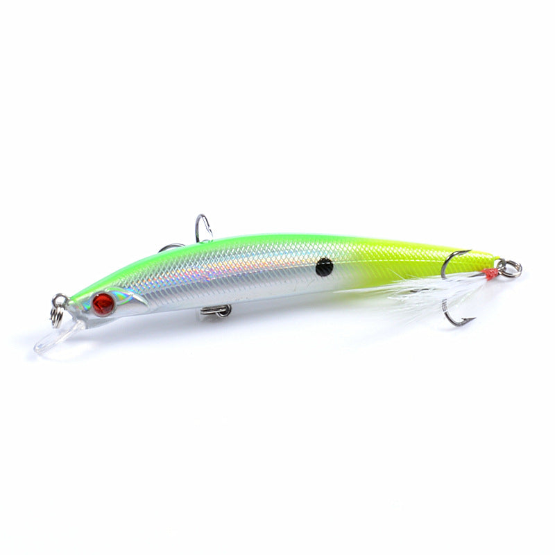 8x Popper Minnow 11.2cm Fishing Lure Lures Surface Tackle Fresh Saltwater V324-M0207