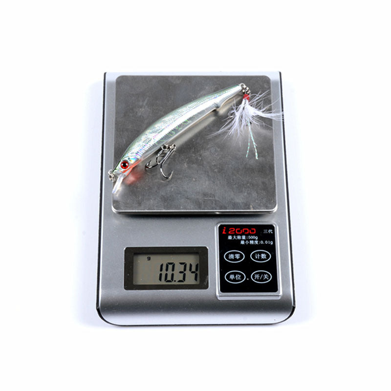 8x Popper Minnow 11.2cm Fishing Lure Lures Surface Tackle Fresh Saltwater V324-M0207