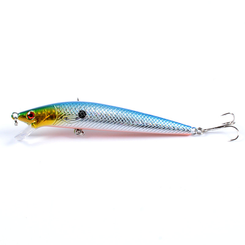 7x Popper Minnow 11.8cm Fishing Lure Lures Surface Tackle Fresh Saltwater V324-M0216