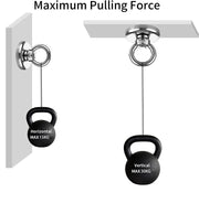 Heavy Duty Magnetic Hooks 30KG Countersunk Hole Eyebolt Kitchen, Office and Garage V324-MAG-D32