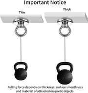 Heavy Duty Magnetic Hooks 30KG Countersunk Hole Eyebolt Kitchen, Office and Garage V324-MAG-D32