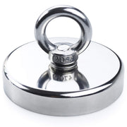 Salvage 340KG Recovery Magnet Hook Countersunk Hole Eyebolt Treasure Hunting Fishing V324-MAG-D90