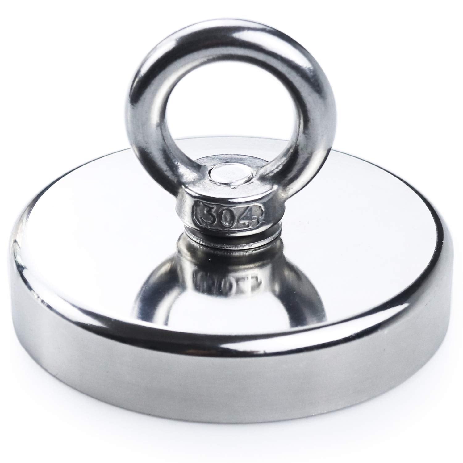 Salvage 340KG Recovery Magnet Hook Countersunk Hole Eyebolt Treasure Hunting Fishing V324-MAG-D90