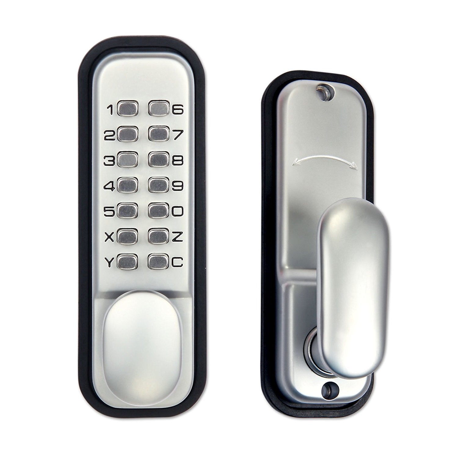 Weatherproof Mechanical Keyless Password Door Security Lock for Home Office V324-MCLOCK