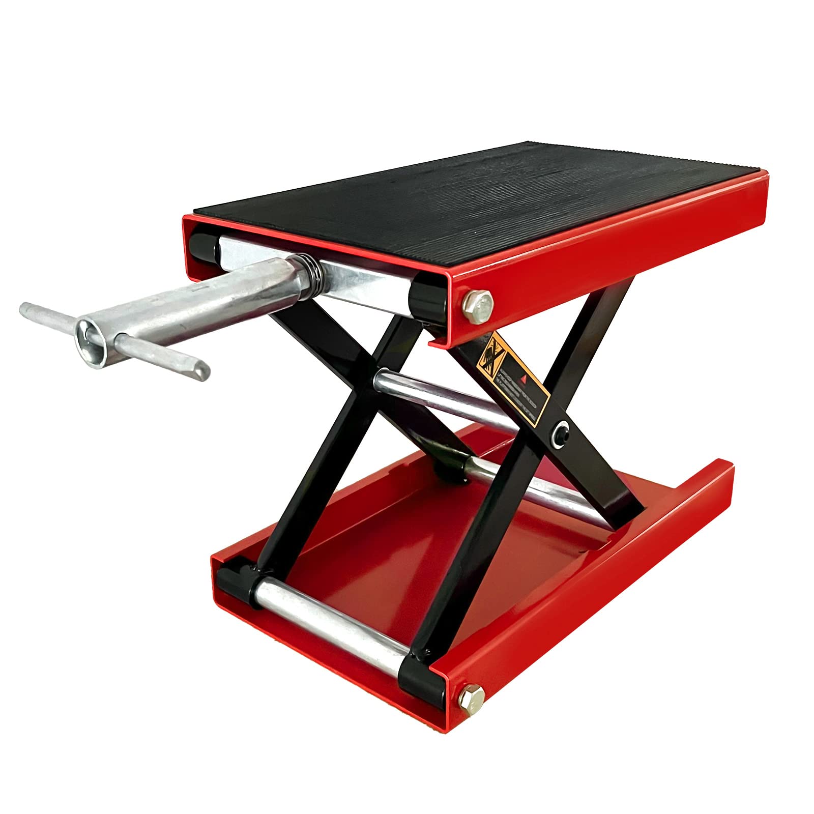 Motorcycle Bike ATV Wide Repair Deck Scissor Lift Jack Crank Hoist Stand 500kg V324-MOTOJACKSJ02