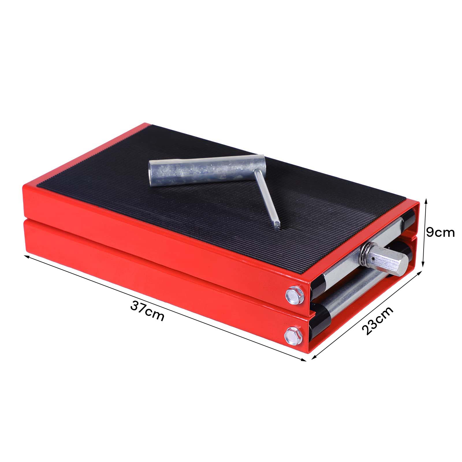 Motorcycle Bike ATV Wide Repair Deck Scissor Lift Jack Crank Hoist Stand 500kg V324-MOTOJACKSJ02
