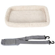 Pet Carrier Bag Travel Bag for Cats and Small Dogs Cozy Bed, Shoulder Strap V324-PT-BGGREY