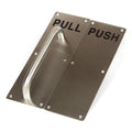304 Stainless Steel Commercial Door Pull Push Handle Plate Set for Bathrooms, Stairwell Fire Doors etc V324-PUPLHANDLES