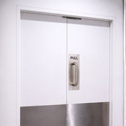 304 Stainless Steel Commercial Door Pull Push Handle Plate Set for Bathrooms, Stairwell Fire Doors etc V324-PUPLHANDLES