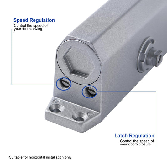 Auto Commercial Door Closers Hydraulic Door Closer for Home Commercial Door 45-60kg V324-SCLOCK-4560